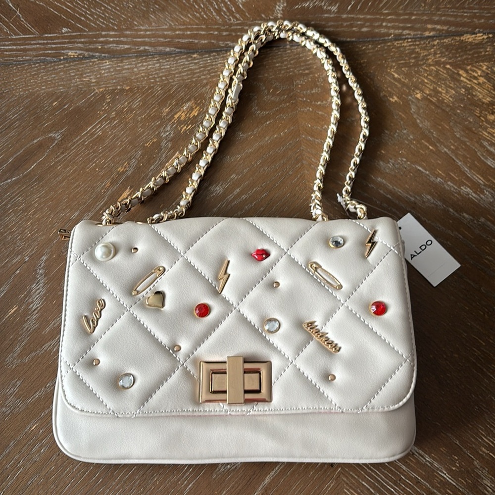 ALDO Whimsical, Funky Crossbody  11x8 Jeweled bag